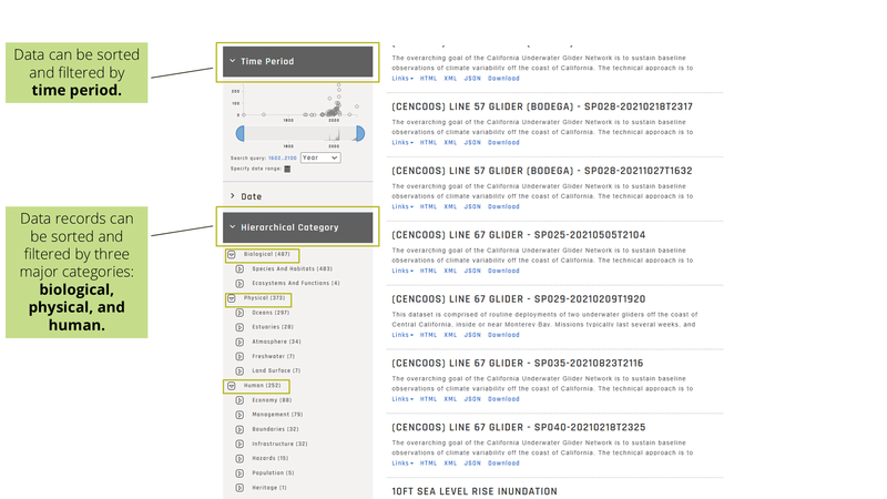 A slide describing how to filter records